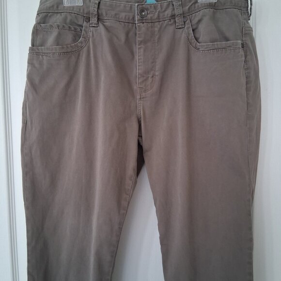 Tommy Bahama Chino Pants Men 36 x 30 Grey Baumwolle Cotton - Picture 2 of 7